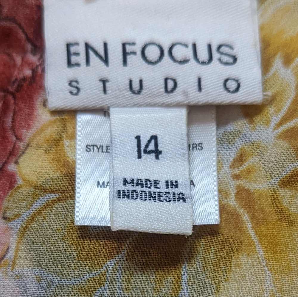 Women's | Floral Print Maxi Dress | Size 14 - Picture 9 of 9